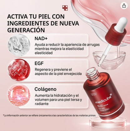 ✨ Sérum Facial EGF + NAD+: Reafirma, hidrata y devuelve luminosidad a tu piel.