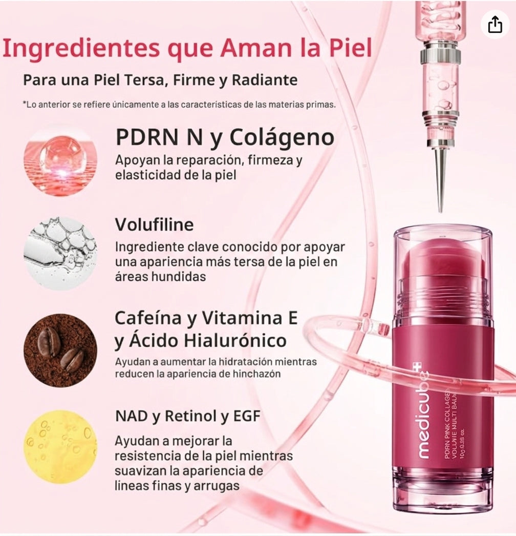✨ Bálsamo Facial PDRN + Colágeno: Reafirma, hidrata e ilumina tu piel