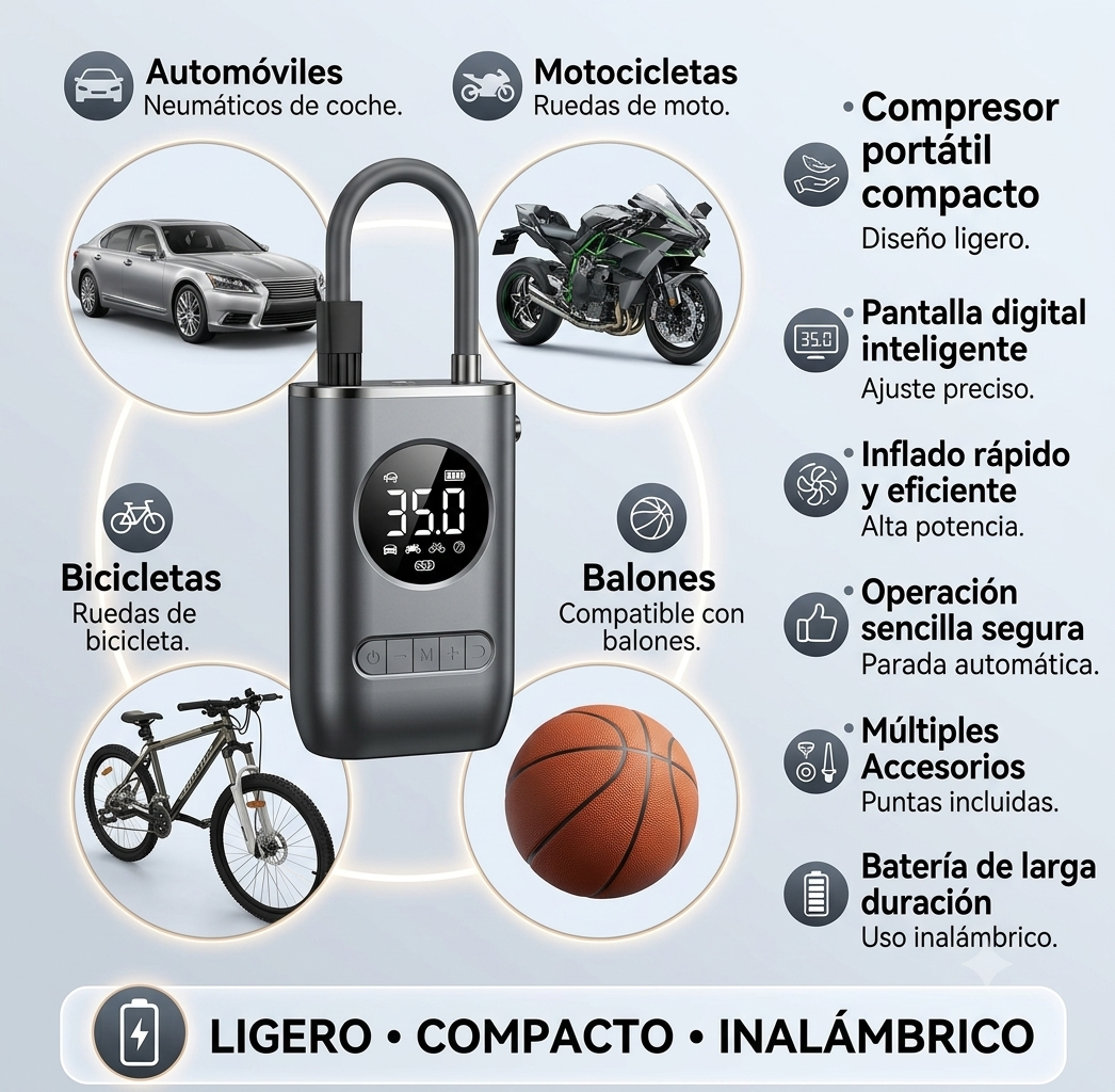 AirGo Pro™ Compresor Inteligente