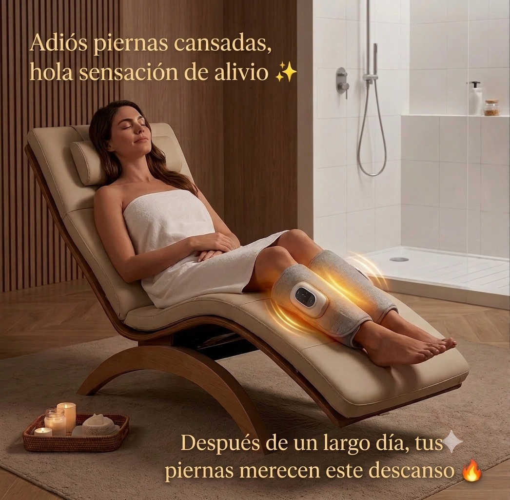 AirFlex Pro™ Masajeador Inalámbrico de Piernas