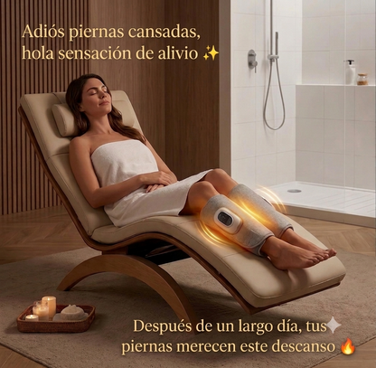 AirFlex Pro™ Masajeador Inalámbrico de Piernas