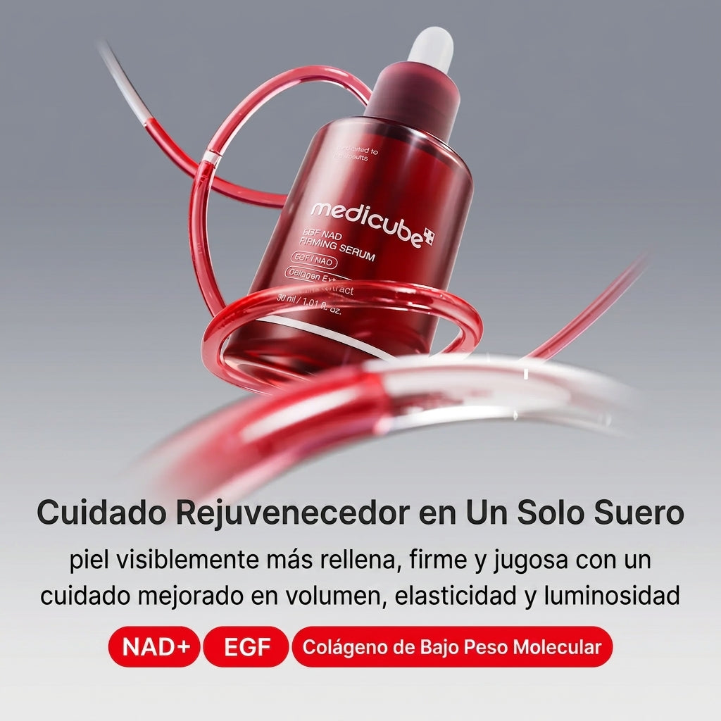 ✨ Sérum Facial EGF + NAD+: Reafirma, hidrata y devuelve luminosidad a tu piel.