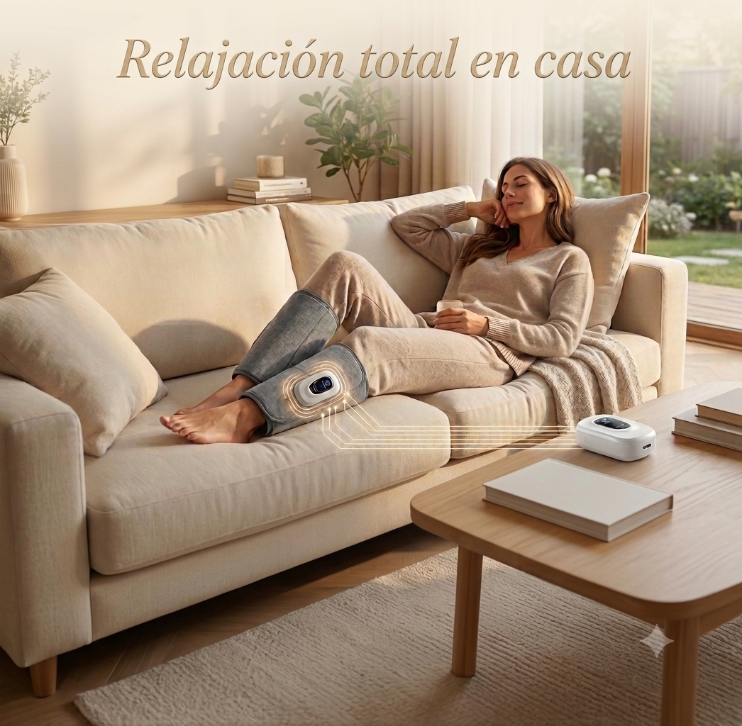 AirFlex Pro™ Masajeador Inalámbrico de Piernas