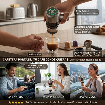 Cafetera espresso portatil
