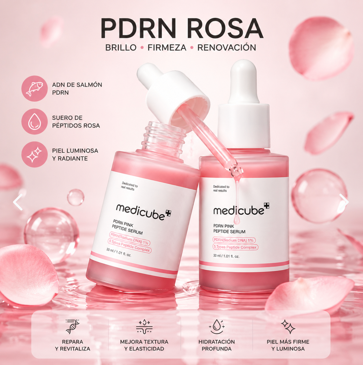 ✨ Sérum Facial PDRN: Reafirma, hidrata y aporta luminosidad a tu piel.