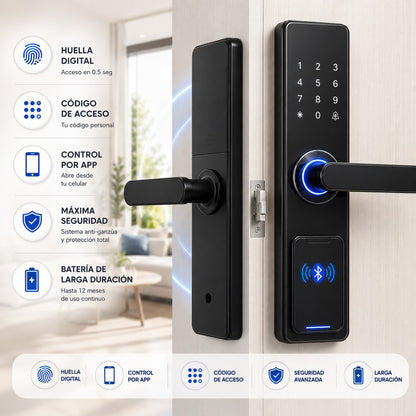 CERRADURA INTELIGENTE MODELO Galaxy 2026 5 EN 1
