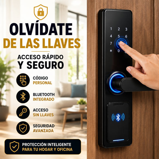 CERRADURA INTELIGENTE MODELO Galaxy 2026 5 EN 1