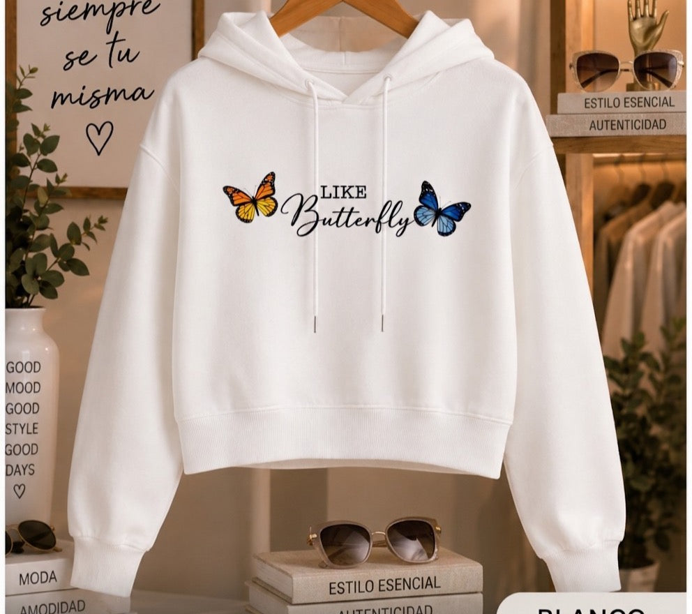 Buso blanco Like Butterflies en percha